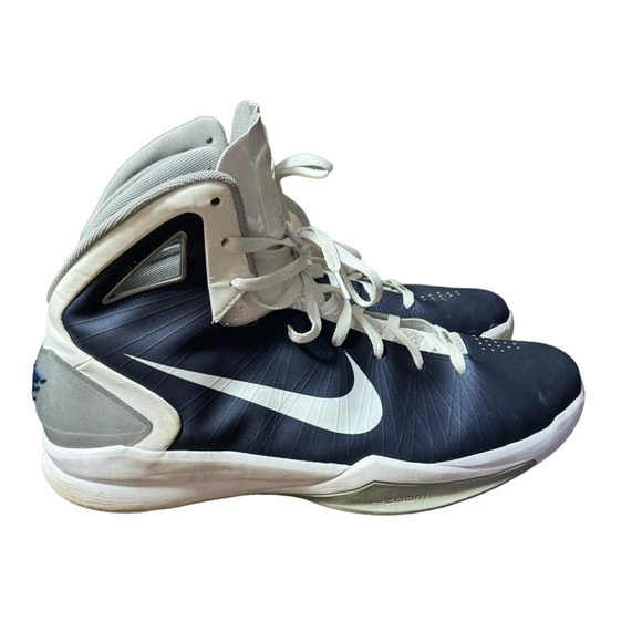 Nike Hyperdunk 2010 TB Basketball Shoes Navy, White, Grey BIG SZ 18 #407627-401 main image 4